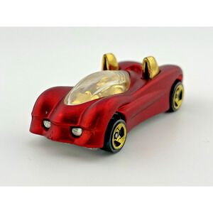 Vintage Hot Wheels 1995 Power Pipes HARD TO FIND COLOR Metallic Red & Gold